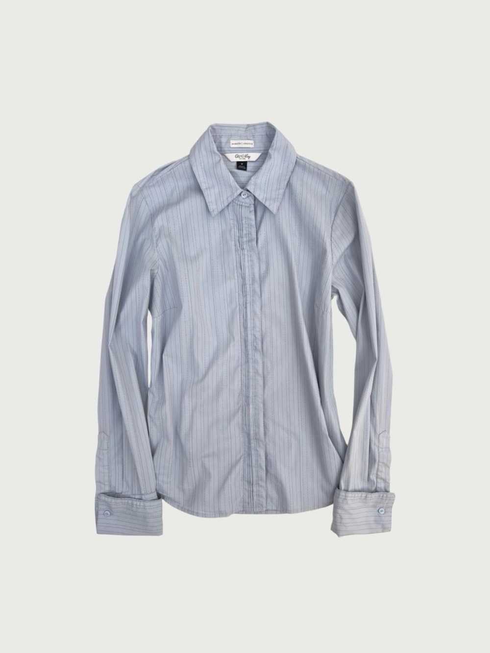 Striped Light Blue Blouse